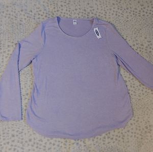 Old Navy lilac long sleeve shirt, new with tags